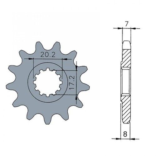 260432 pignone am6 denti - am6, 14